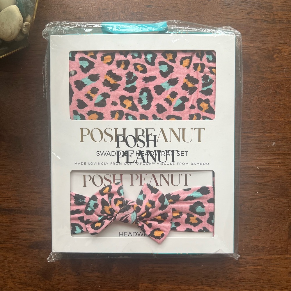 BNWT posh peanut swaddle